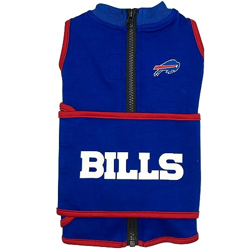 NFL BUFFALO BILLS Dog Anxiety Shirt Calming Soothing Solution Vest (Buffalo Bills / Extra Small)