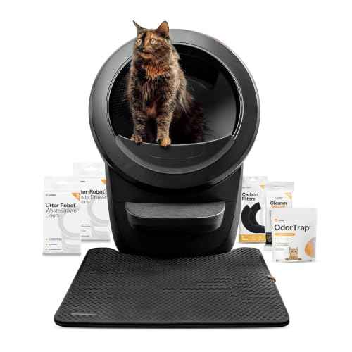 Litter Robot 4 Supply & Accessory Bundle (Black / Supply & Accessory Bundle)