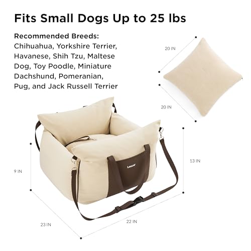 Lesure Dog Car Seat for Small Dogs