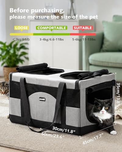Large Cat Carrier (Grey)