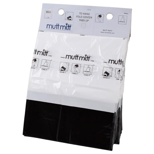 2 Ply Dog Waste Station Header Bags (White/Black)