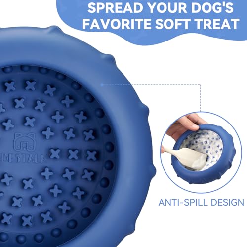 Dog Lick Bowl (Small / Dark blue)