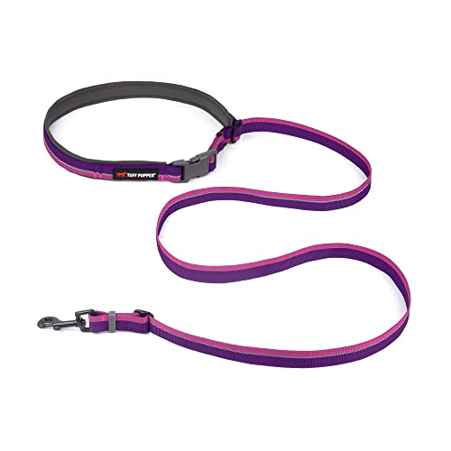 Hands Free Adjustable Length Dog Leash (Punch Purple)