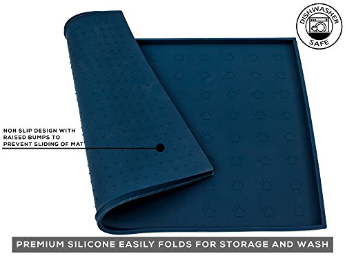 Food Mat Feeding Tray (Cyan Blue)