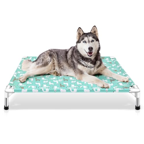 Elevated Dog Bed Pet cot for Large Dogs (Large)