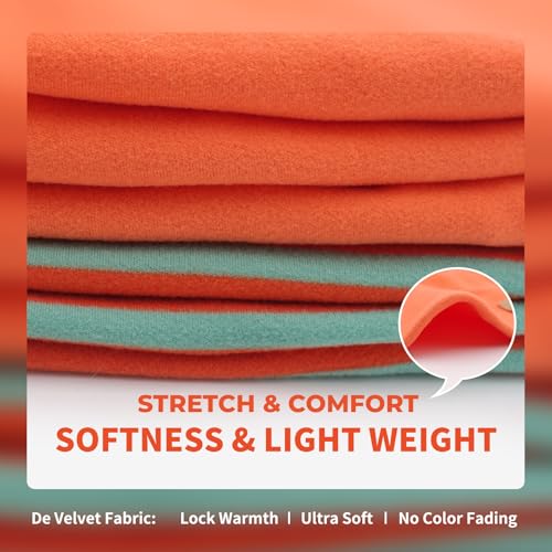 2Pack Dog Sweater for Small Dogs Soft Pet Coats Fleece Sweatshirt (Small (4-7lbs) / 5# Stripe+Orange)