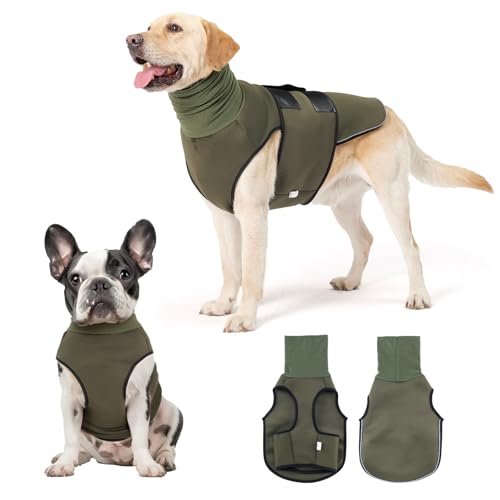 Dog Anxiety Vest and Coat (Ranger Green / Medium)