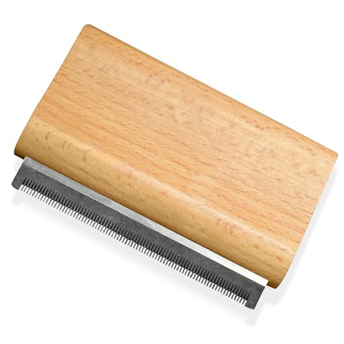 JoPets Professional Wood Deshedding & Undercoat shedding brush for Dogs