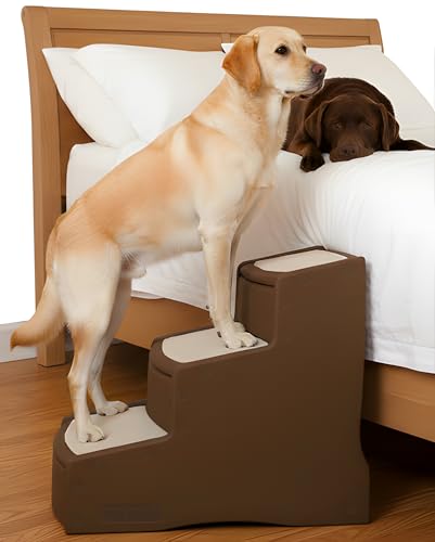 Easy Step III Extra Wide Pet Stairs (Coffee Bean)