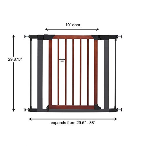 29 Inch Pet Gate (Decorative Wood / 29-Inch)