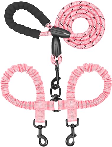 Double Dog Leash (Baby Pink / Large)