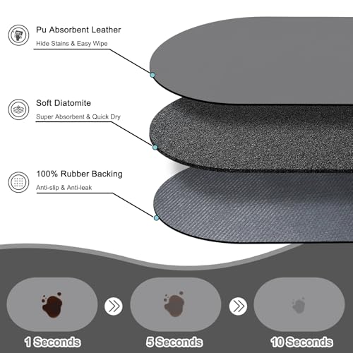 Cat Food Mat 24''x16'' (24''x16'' / Dark Gray)