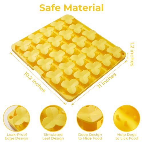 Snuffle Mat for Dogs (Medium/Large / Yellow)