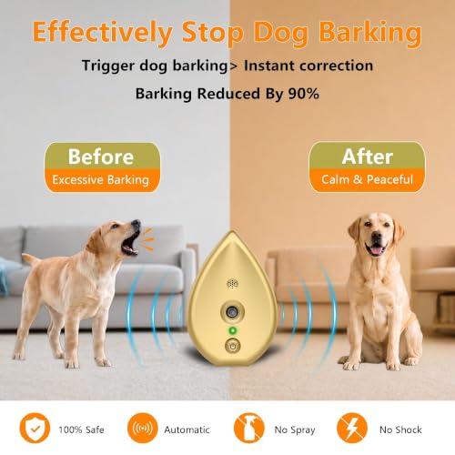 Ultrasonic Anti Barking Device for Dogs (Gold Anti Barking Device)