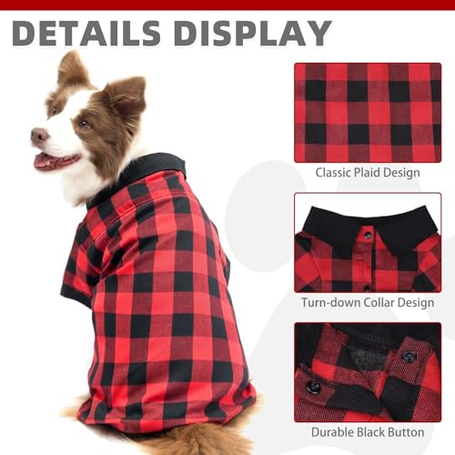 Christmas Dog Shirt (X-Large / Red)