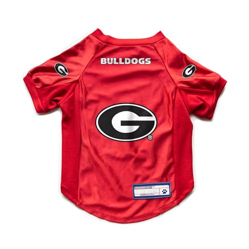 NCAA Georgia Bulldogs Stretch Pet Jersey (Georgia Bulldogs / Small)