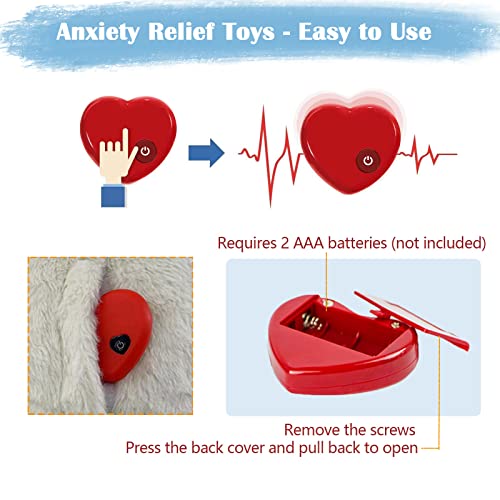 Heartbeat Puppy Toy (White)