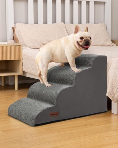 Dog Steps for Bed or Couch (Grey)