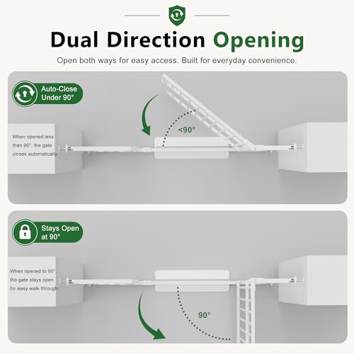 63" Extra Tall Pet Gate for Cat (63" Tall, 29.9"-41.3" Wide)