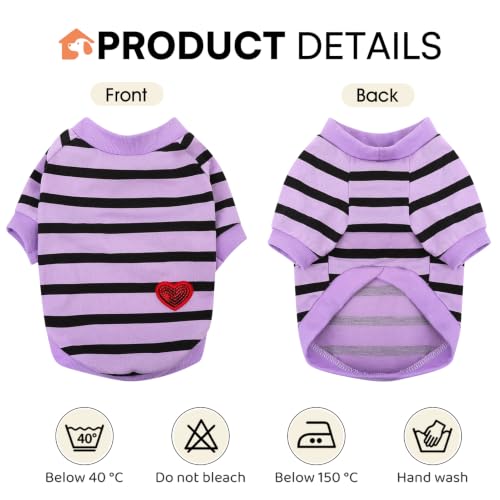 Dog Shirts for Small Dogs (Purple / Small)