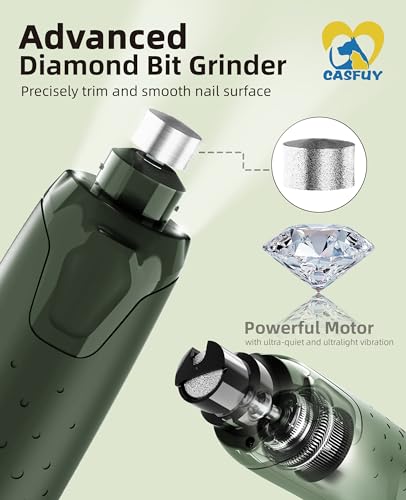 Dog Nail Grinder Quiet (Green)
