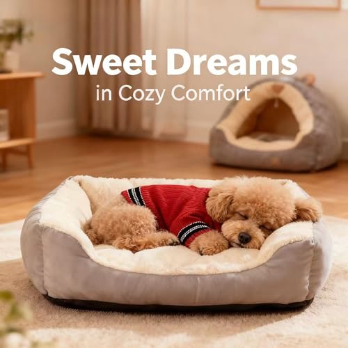 Small Medium Dog Sweater (Striped Red / Small)