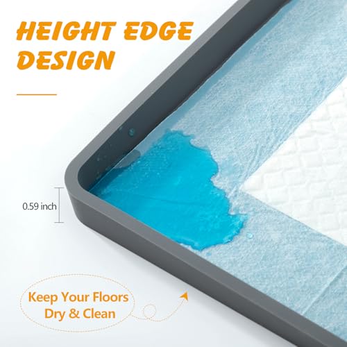 Silicone Dog Pee Pad Holder for 24 x 24 in Pads (24x24 in)