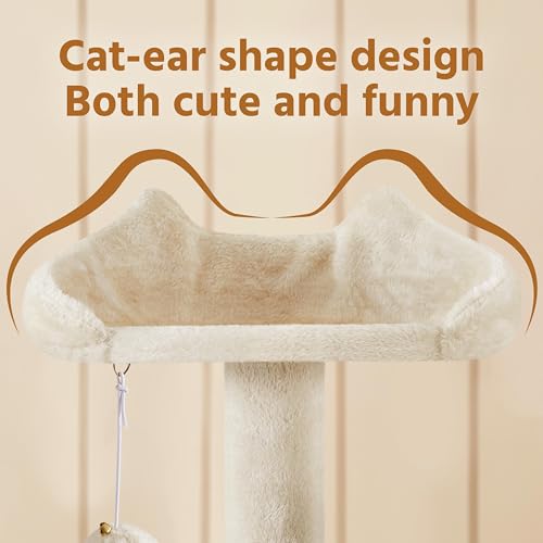 62in Cat Tree Tower (Beige / 62in)