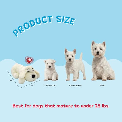 Snuggle Puppy Junior Heartbeat Toy (Cream)