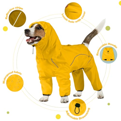 ADINIKIA Dog Raincoat (XXXL / LightYellow)
