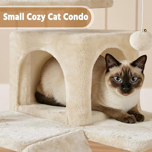 62in Cat Tree Tower (Beige / 62in)