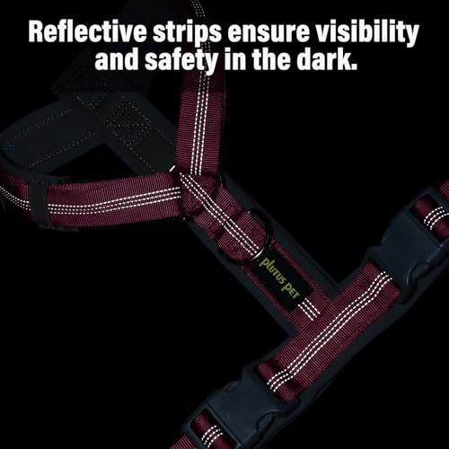 No Pull Dog Harness (L / Hot Pink)