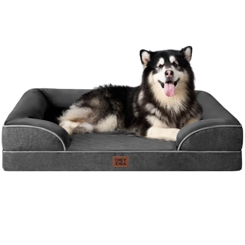 Orthopedic XXL Dog Bed (Dark Grey / 48.0"l X 35.0"w X 8.0"th)