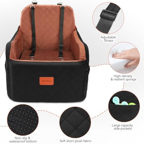Dog Car Seats for Small (Black/Brown / Medium)