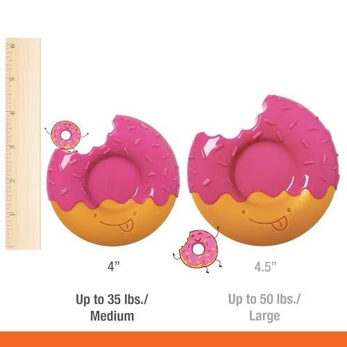 Power Chew Donut Dog Chew Toy (Donut 1 Pack / Medium)