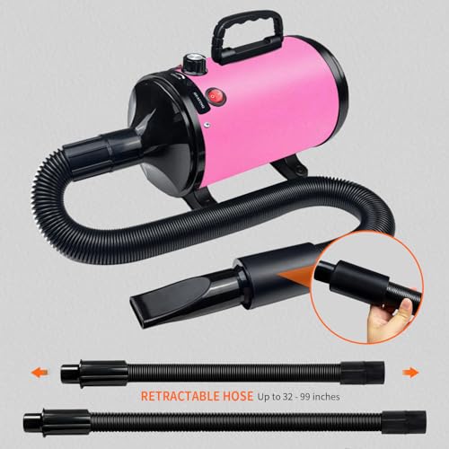 Dog Dryer for Pet Grooming (Pink)
