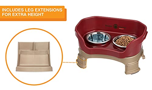 Neater Feeder Deluxe Mess (Small + Standard Bowl / Cranberry)