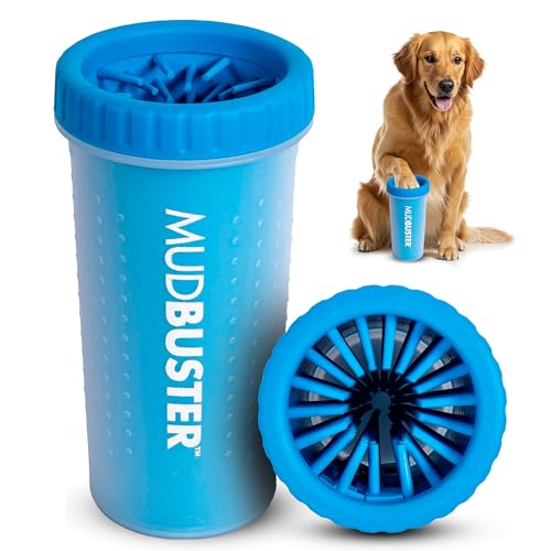 MudBuster Large Portable Pro Blue Paw Cleaner for Dogs (Pro Blue / Large)