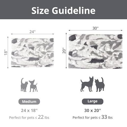 Self Warming Dog Pad (Gray / 30 x 20 in)