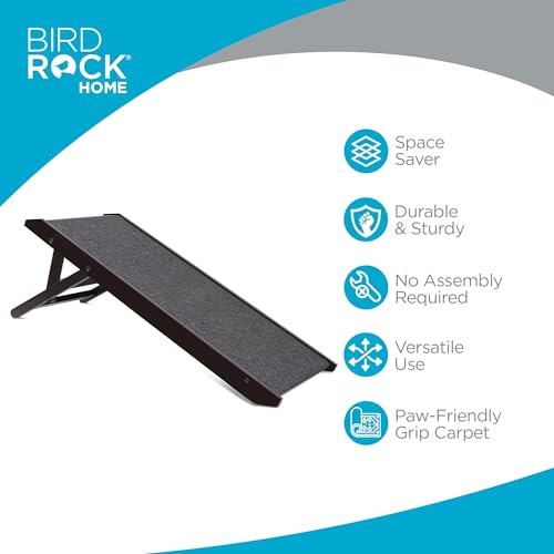 Adjustable Pet Ramp for Small Dogs (Espresso - 16")