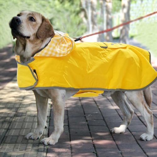 Dog Raincoat Reversible (Yellow / Small(9-13lb))