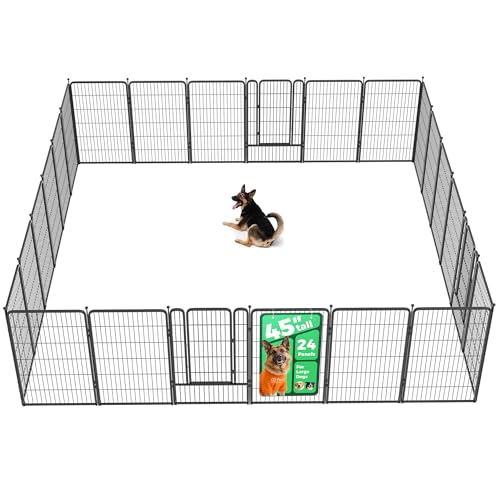 Rollick Dog Playpen (Black / 45"H)