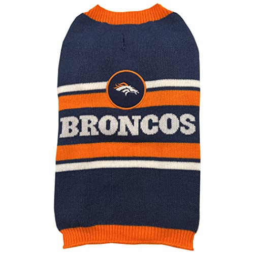 NFL Denver Broncos Dog Sweater (Large / Denver Broncos)