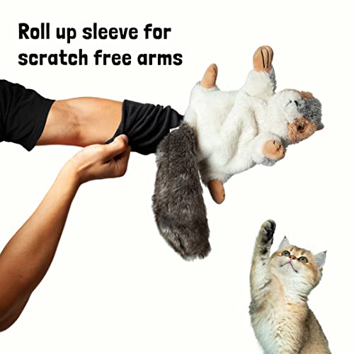 Pupr Pals Dog Toy Puppet with Tough Padding for Safe Interactive Play (Large / Nutjob)