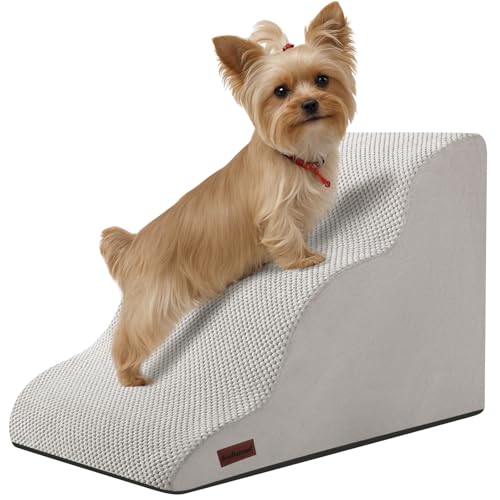 Dog Stairs for Small Dogs (Light grey)