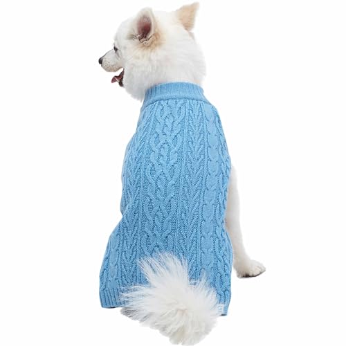 Dog Sweater in Alaskan Blue (14 inch (Pack of 1) / Alaskan Blue)