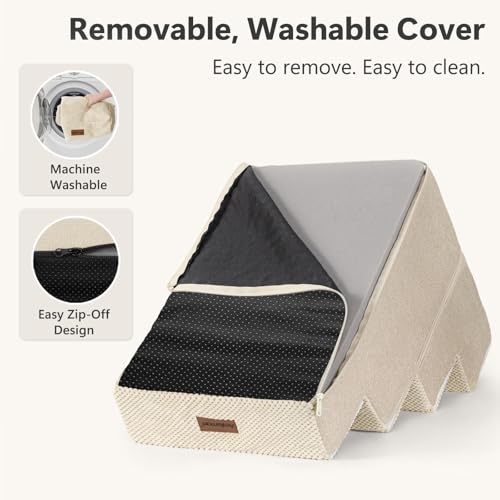 Dog Steps for Bed or Couch (Beige)