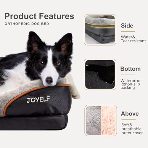 Large Memory Foam Dog Bed (Large-36"x27")
