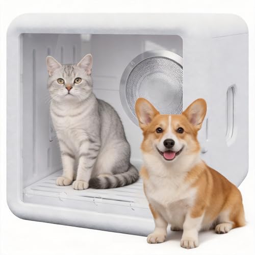 65L Automatic Dog Dryer Box With Smart timer (White)