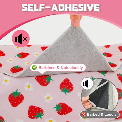 Cat Grooming Wrap for Nail Trimming (L-27.6in ( Weight:＜ 17lbs ) / Srawberry)